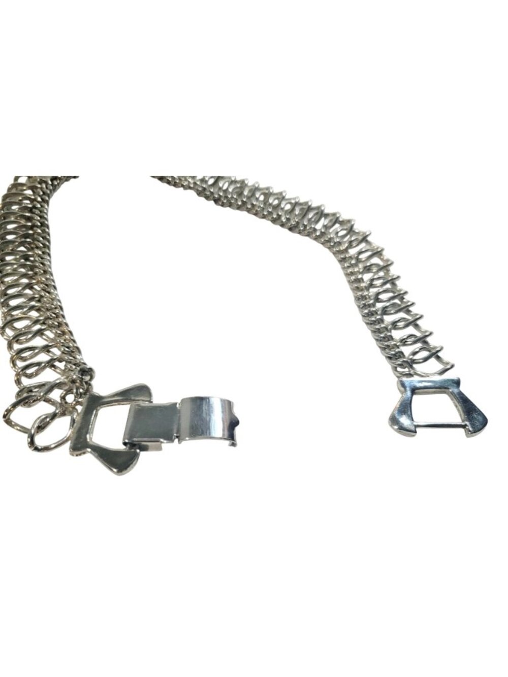 Chunky Stainless Steel Curb Chain Necklace Industrial Clasp Punk Streetwear - Picture 6 of 8